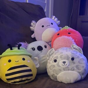 Cute Plush Toy Set with Bee, Koala, and Bear ect